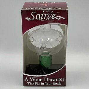 Soiree Wine Decanter with Green Base